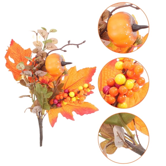Luxshiny Assorted Color Artificial Fall Leaves Branch for Autumn Home Decor and Thanksgiving Arrangement