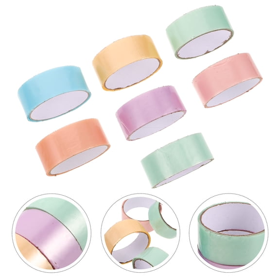 Luxshiny Assorted Color Decorative BOPP Tape for Crafts, School Projects, and Classroom Use, Multipurpose Adhesive Tape