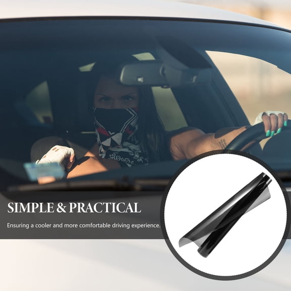 Luxshiny Auto Heat Blocking Window Film Black with Gradient Design and Uv Protective Layer