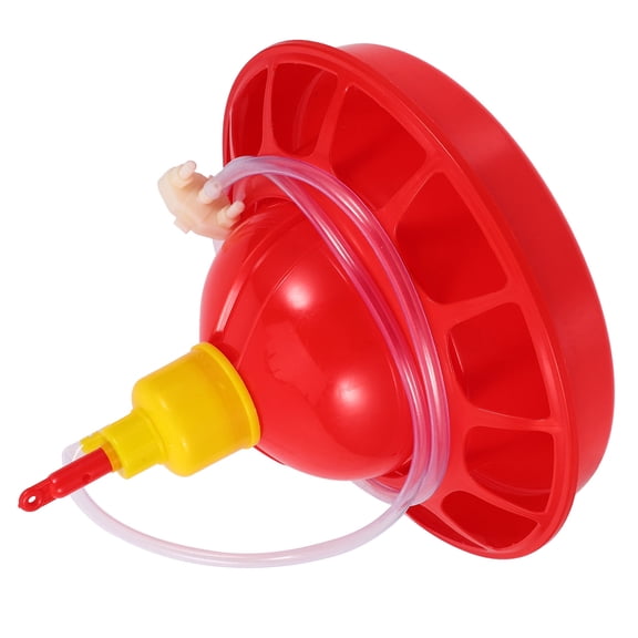 Luxshiny Automatic Poultry Waterer Bowl with Rounded Design for Parrots Doves and Pigeons