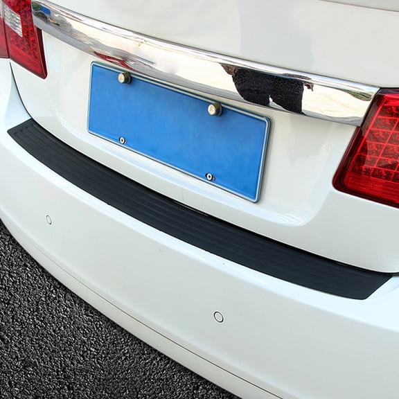 Luxshiny Automobile Bumper Protector Rubber Anti Scratch Strip Easy Install Front Rear