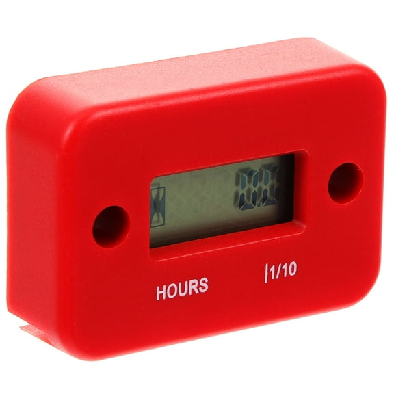 Luxshiny ABS Red Automotive Tachometer Engine Meter Display 1 Set for Accurate Vehicle Performance