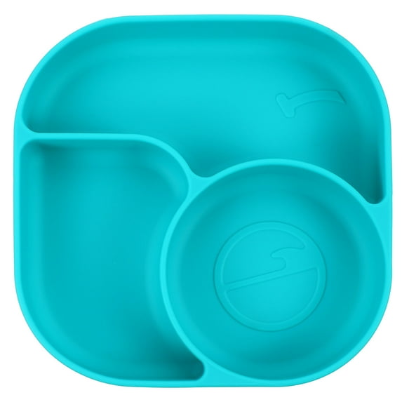 Luxshiny Baby Compartments Plate Sky- Round Portable 1Pack