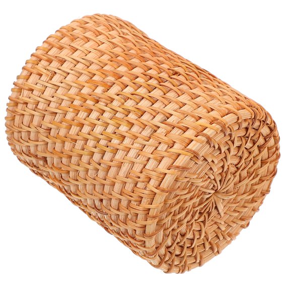 Luxshiny Back to School 1Pcs Office Storage Basket Khaki Wood Simple Home Accessory for Makeup Items