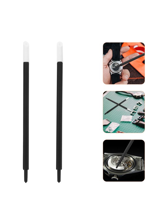 2-Pack Watch Cleaning Sticks for Plastic Watches, Watchmakers' Precision Cleaner for Back to School