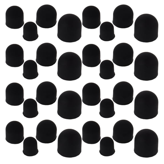 Luxshiny Back to School 80pcs Replacement Nibs For Capacitive Pens Black Conductive Fabric Screen Protection