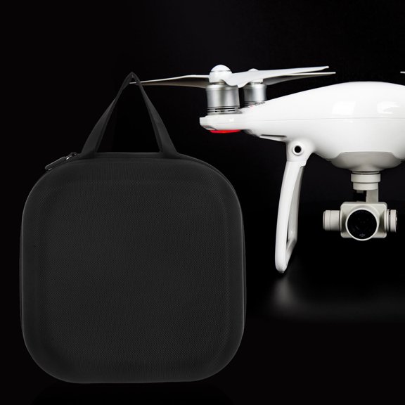 Luxshiny Portable Black EVA Hard Case for Drone Storage, Travel, and Outdoor
