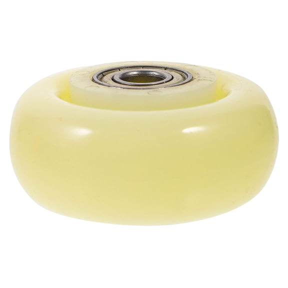 Luxshiny Ball Bearing Casters Cart Wheel Nylon Light Yellow 1Pack for Industrial Users in Warehouse
