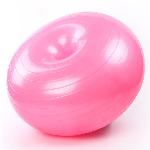 Luxshiny Ball for Exercise Light Pink PVC for Indoor Use 1Pcs