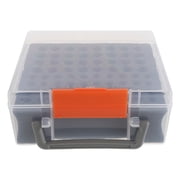 Luxshiny Battery Storage Organizer Case Portable Plastic Container for Aa Aaa Battery Sorting