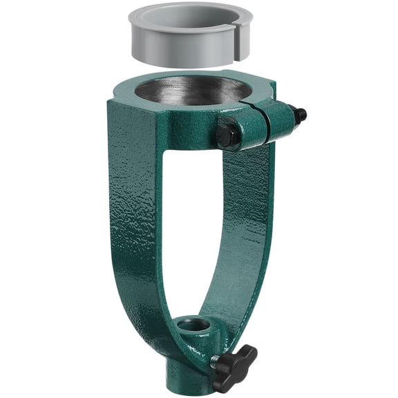 Luxshiny Bench Drill Mortise Converter Iron Mortising Attachment Dark Green Sturdy Tenon Tool