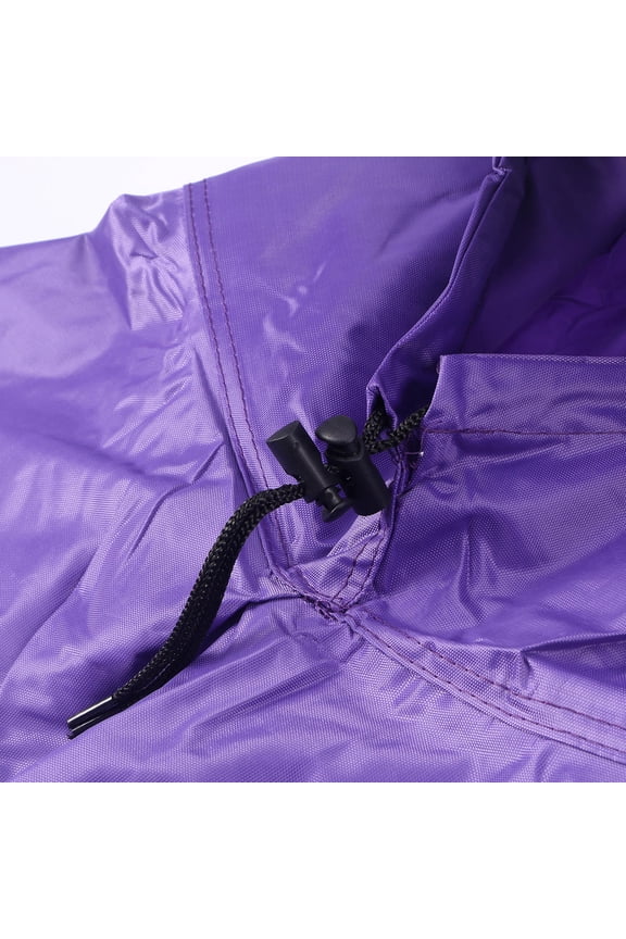 1Pack Waterproof Raincoat for Bike Riding Purple Oxford Cloth Cycling Poncho