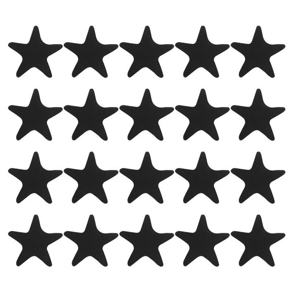 Luxshiny Black Anti Skid Sticker for Decor Made of Synthetic Material Perfect for Bathroom Pool Kitchen 40PCS