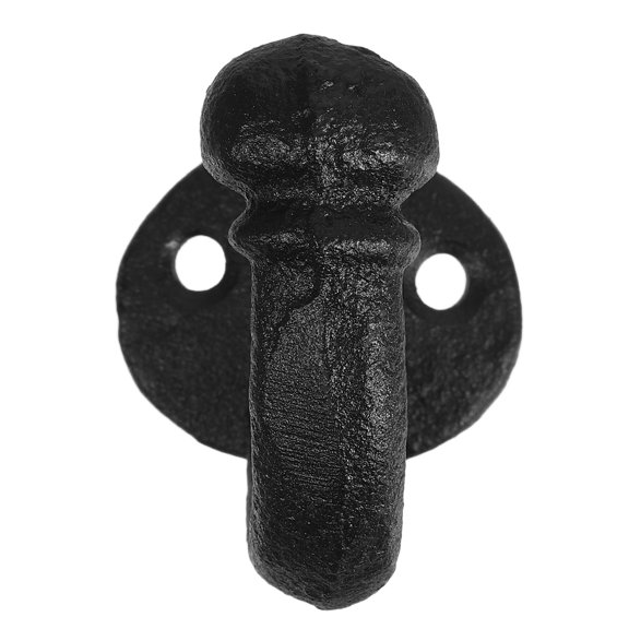 Luxshiny Black Cast Iron Wall Coat Hook Vintage Style Decorative Hat and Key Holder