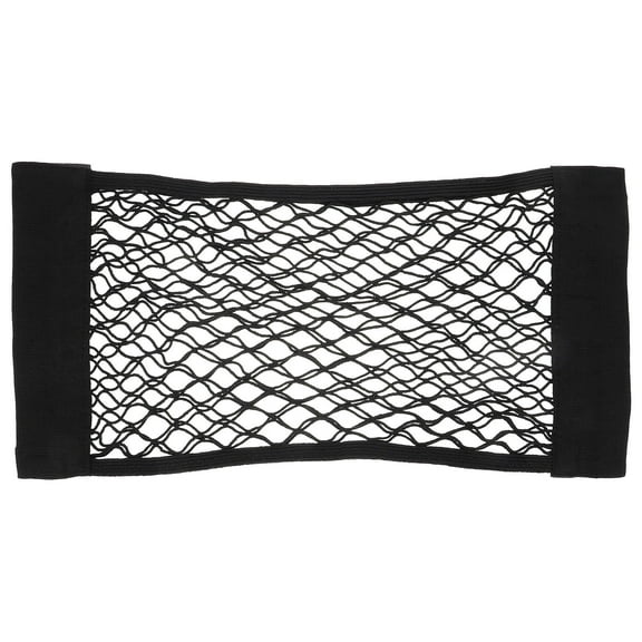 Luxshiny Black Elastic Mesh Car Storage Net for Trunk and Seat Back with Breathable, , and Flexible Design