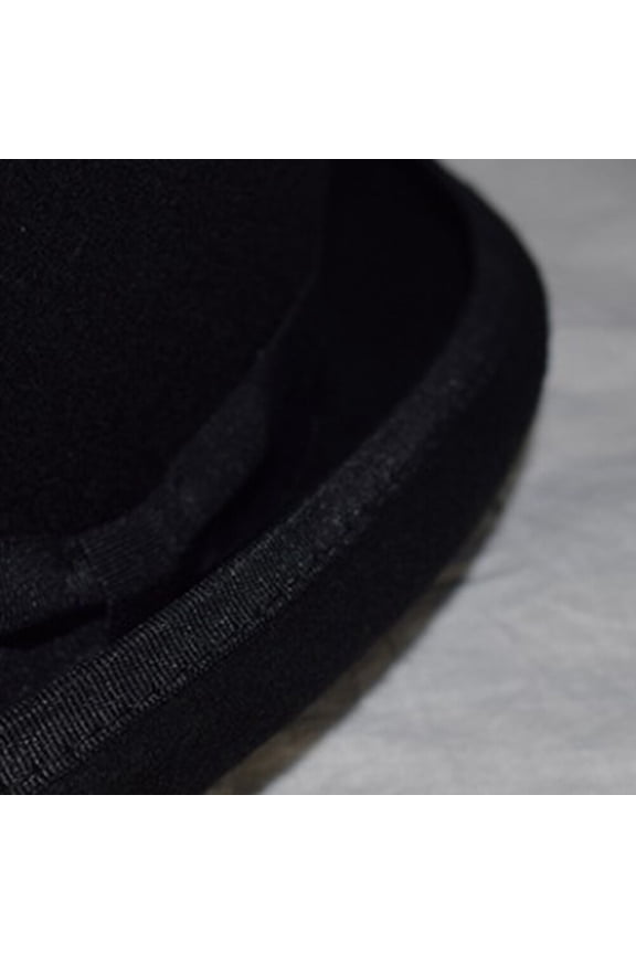 Mens Fedora Hats Black Wool 1Pcs Godfather Accessory