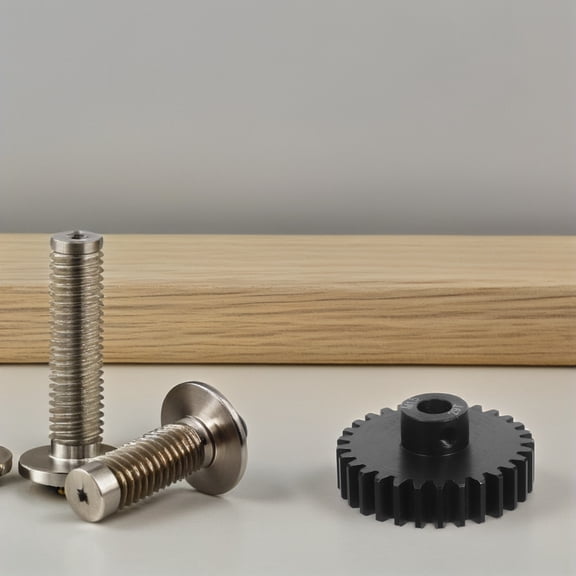 Luxshiny Precision Metal Pinion Gear Set for Rc Car Motor with M5 Set Screw in Black