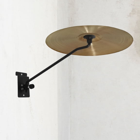 Luxshiny Black Multifunctional Wall Mount Cymbal Stand and Drum Cymbal Storage Rack