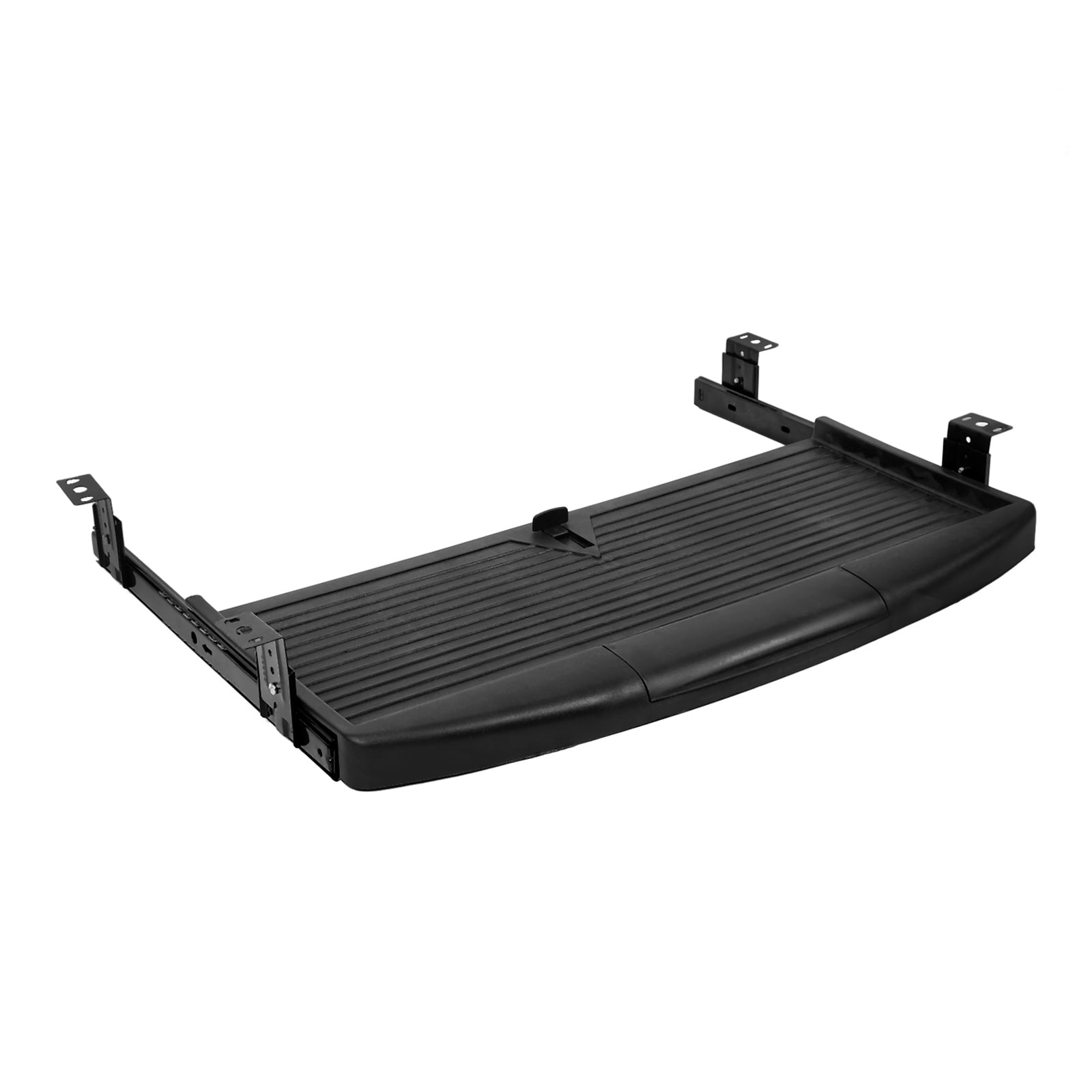 Luxshiny Black Keyboard Tray Drawer Under Desk Slide Out for Office Desk Organization