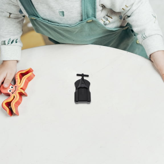 Luxshiny Black Spinning Top Pull Launcher Handheld Gyro String Launcher for Indoor Outdoor Battling Fun