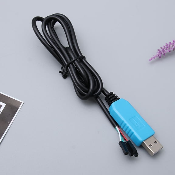 Luxshiny Black USB to Ttl Connecting Cable Compatible with Ttl Level Uart Systems