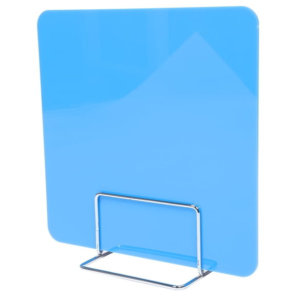 Luxshiny Blue Removable Desk Divider Board with Privacy Folder and Protective Sneeze Guard for School