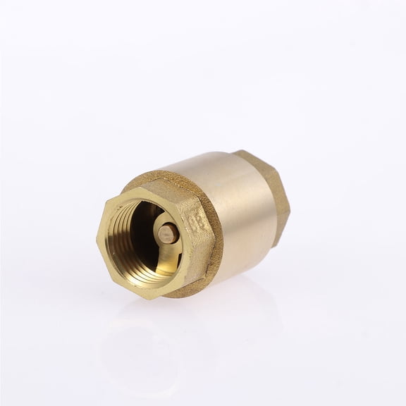 Luxshiny Boat Gas Tank Check Valve Non Return Check Valve Brass for Oil Line 1Pack