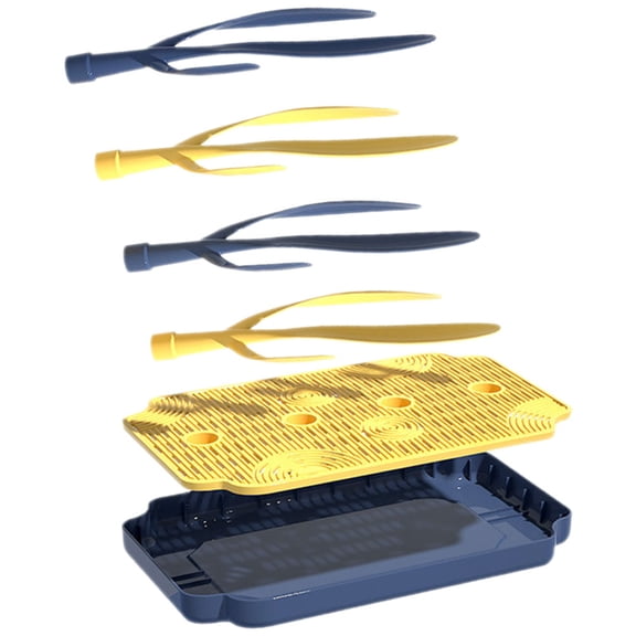 Luxshiny Bottle Drying Rack Space Saving Baby Bottle Dryer Rack PP Multi 1Pack