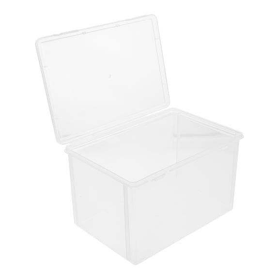 Luxshiny Transparent Plastic Bread Box for Kitchen Storage, Freshness Keeper and Toast Organizer Container