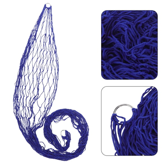 Luxshiny Breathable Mesh Nylon Hammock for Outdoor Camping Backyard Beach and Garden Setup