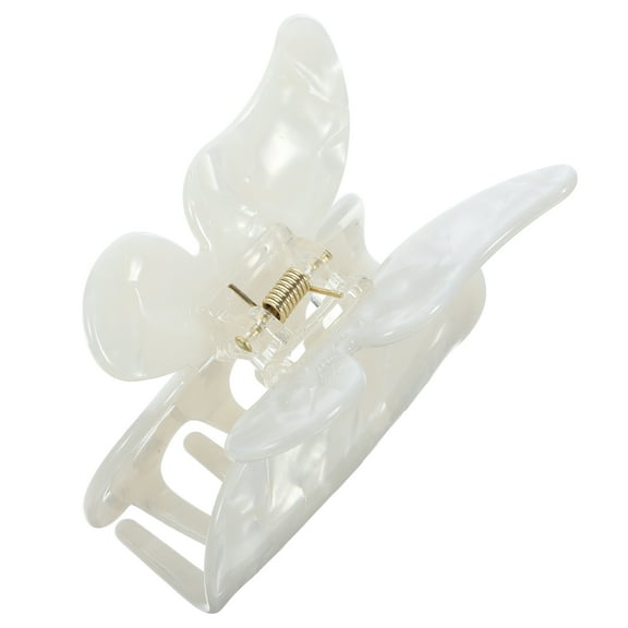 Luxshiny Butterfly Hair Claw Clip 2pcs Acetate Barrettes Tortoise Shell Design Hair Clips for Women and Girls