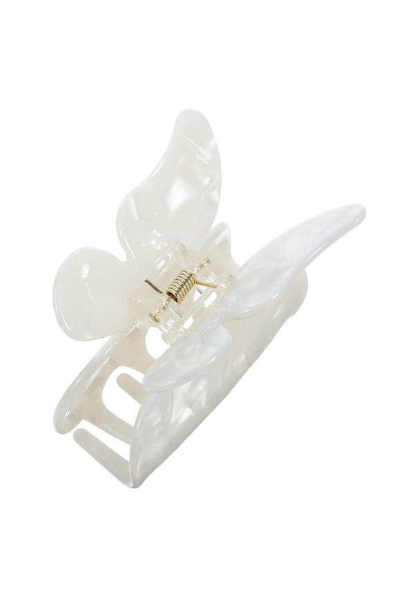 Butterfly Hair Claw Clip 2pcs Acetate Barrettes Tortoise Shell Design Hair Clips for Women and Girls