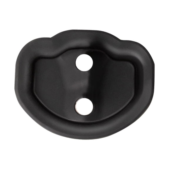 Luxshiny Vehicle Interior Door Handle Cover Black Silicone Durable Shock Absorbing Pad