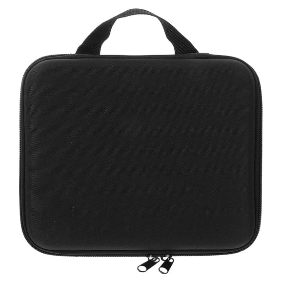 Luxshiny Black Portable Car Vacuum Storage Case with Hard Shell and Extra Pocket for Tools