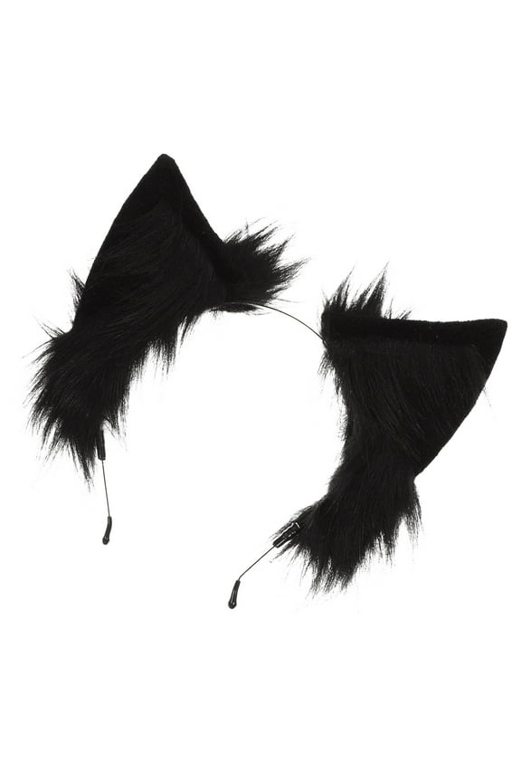 Plush Cat Ears Headband for Carnival and Family Activities, Soft Comfortable 1-Pack Accessory