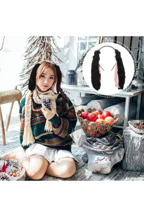 Cute Ear Scrunchie Faux Headband for Photo Props and Daily Wear, 1 Piece