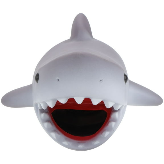 Luxshiny Grey Cartoon Whale Faucet for Kids, Easy to Install Plastic Handwashing Aid, Water Saving Design