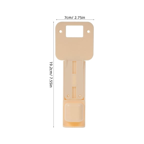 Luxshiny Beige Cat Door Latch Holder ABS Pet Door Latch Support for Cat Owners Living Room Use 1 Pack