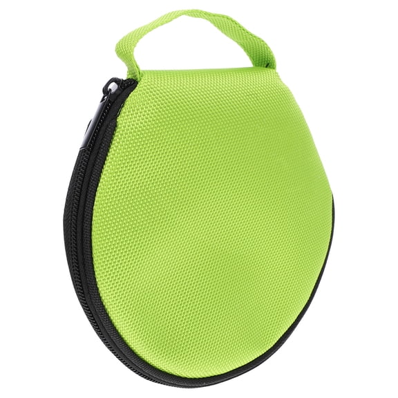 LITINKIMI Car Media Case Green Cd Holder with Waterproof Fabric and Comfortable Carry Handle