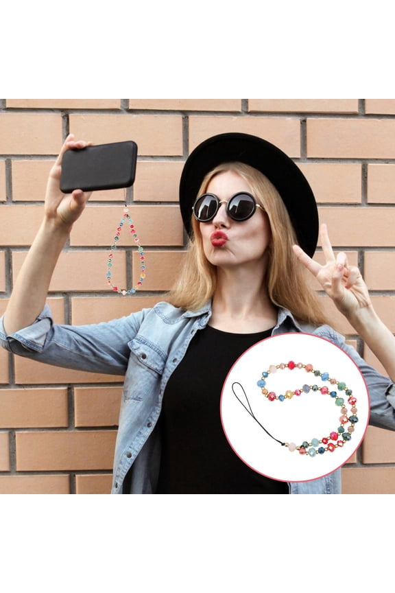 Multi Crystal Keychain for Cell Phone Accessories, Style 1 Piece, and Stylish