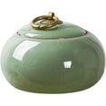 thumbnail image 1 of Luxshiny Ceramic Jars Vintage Chinese Style Storage Jars Ceramic Tea Canister Candy Jar Tea Jar Kitchen Canister Coffee Tea Sugar Container Light Green, 1 of 9