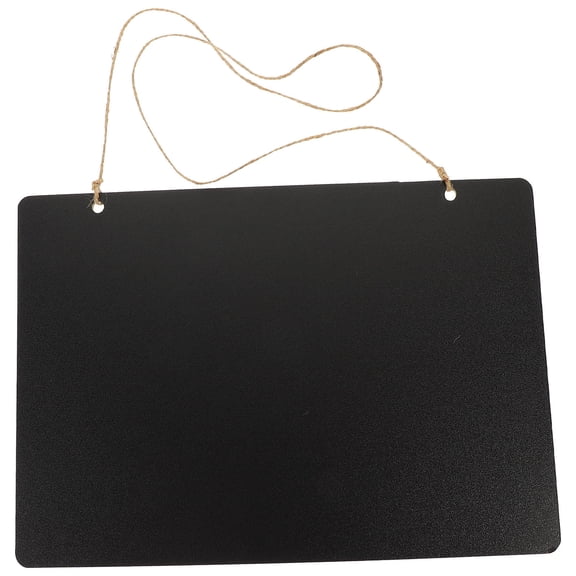 Luxshiny Chalk Board For Wall Chalkboard Hanging Sign Black Density Board 1Set