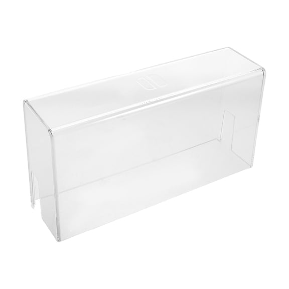 Luxshiny Clear Acrylic Game Machine Storage Case with Controller Holder for Console Organization