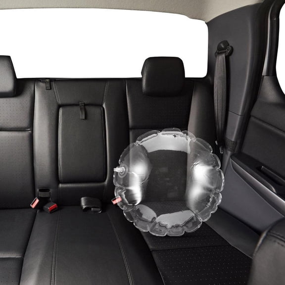 Luxshiny Clear Inflatable Pillow Insert Lightweight Portable Cushion for Sofa and Outdoor Use