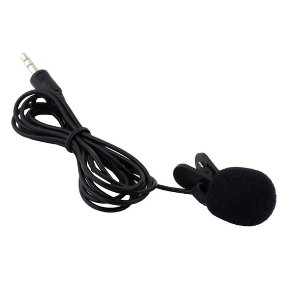 Luxshiny Collar Microphone for Teaching Use with Black Plastic Body and 3.5mm Connection