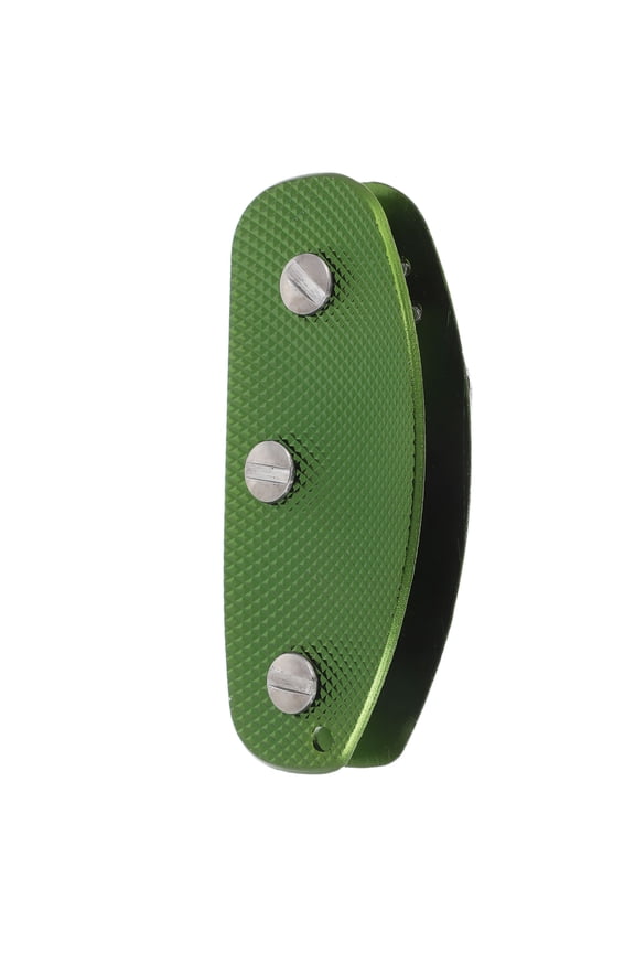 Compact Green Aluminum Alloy Key Organizer with Extra Long Screws for Secure Keys
