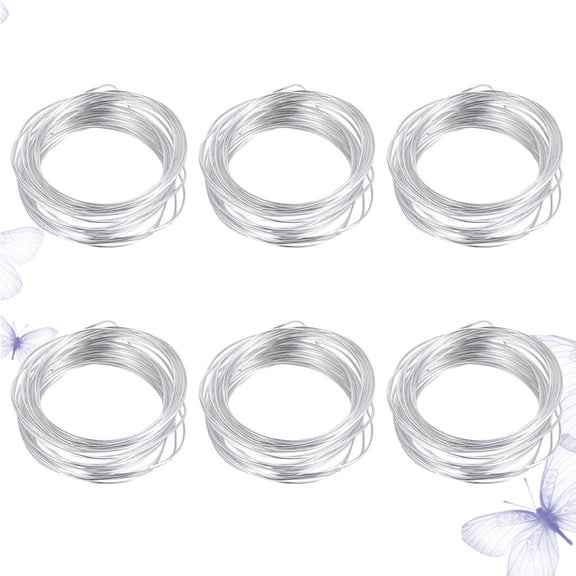 Luxshiny Crafting Wire for Floral Arrangement Diy Accessories 6 Rolls