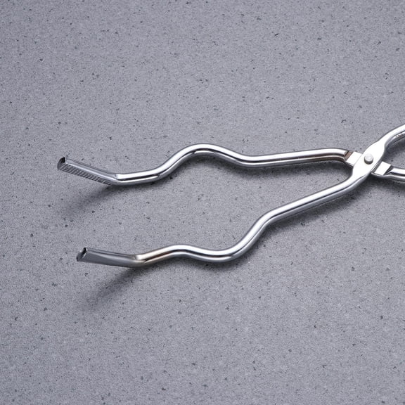 Luxshiny Steel Beaker Tongs 1 Set for Chemistry Experiments and Laboratory Use
