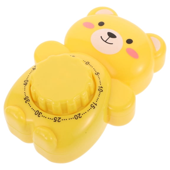 Luxshiny Yellow Animal Design Mechanical Kitchen Timer Manual Countdown Cooking Timer for Precise Time Management
