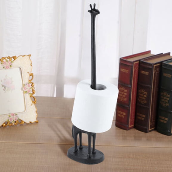 Luxshiny Cute Giraffe Paper Towel Holder Coffee Vintage Art Home Decor 1Pcs